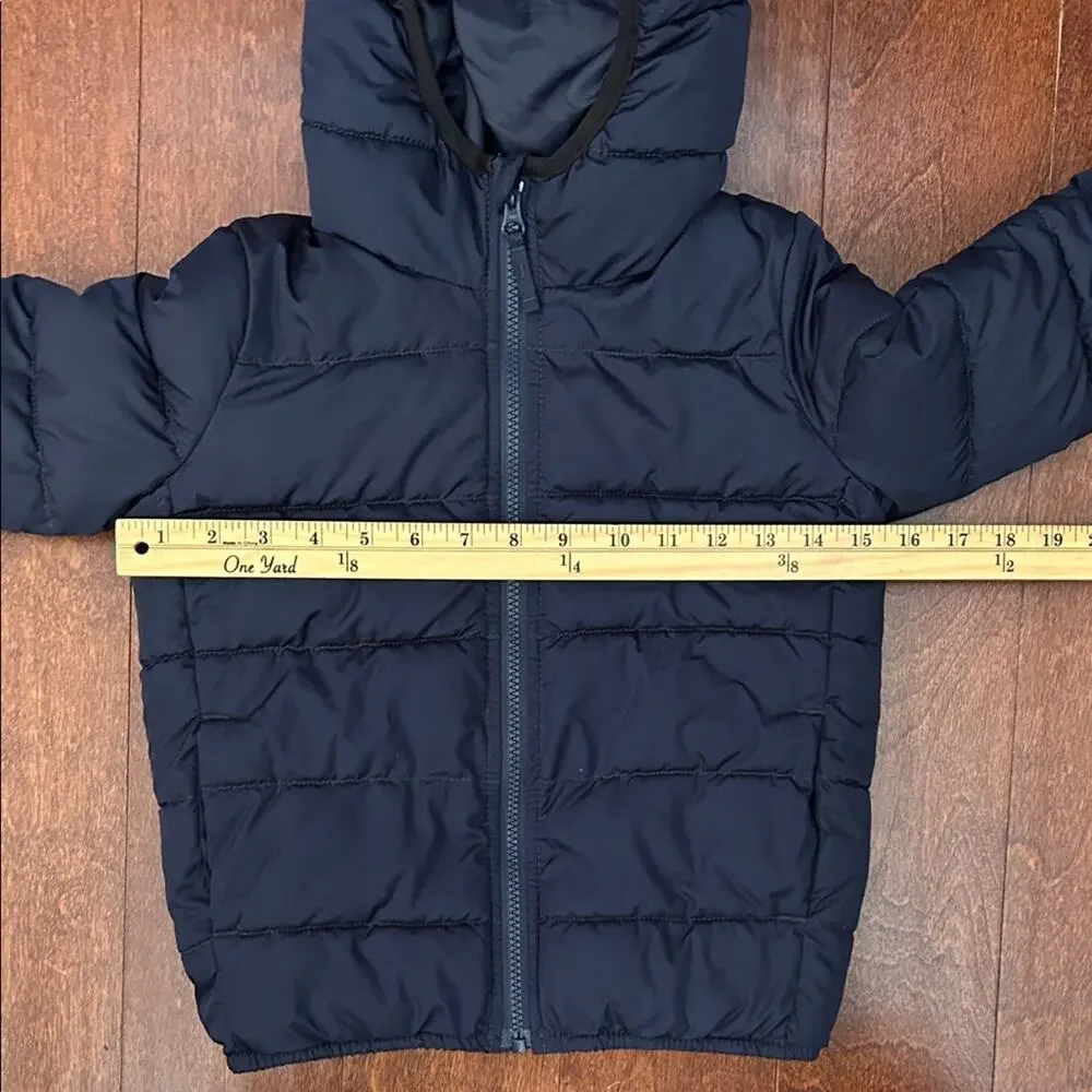 The Children's Place Navy Hooded Puffer Jacket, Size 5T